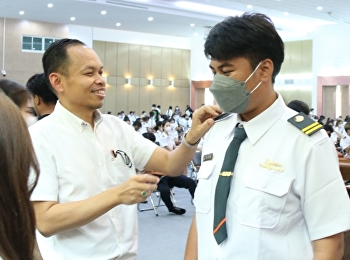 กิจกรรม
ฝึกซ้อมใหญ่พิธีมอบหมวกและประดับเข็มเครื่องหมายแก่นักศึกษา
วิทยาลัยโลจิสติกส์และซัพพลายเชน