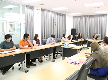 การจัดประชุมวางแผนและกำหนดหน้าที่ความรับผิดชอบในการปฏิบัติงาน
เพื่อเตรียมความพร้อมในการจัดกิจกรรมปฐมนิเทศนักศึกษาใหม่
ประจำปีการศึกษา 2566 ในคอนเซปต์ “Smart
University 2023”