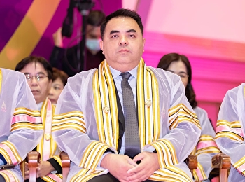 ผู้ช่วยศาสตราจารย์ ดร.คมสัน โสมณวัตร
รองอธิการบดีวิทยาเขตนครปฐม
เข้าร่วมพิธีมอบเข็มทองคำเชิดชูเกียรติบัณฑิตเกียรตินิยมอันดับ
1 สูงสุด และบัณฑิตคณะกรรมการนักศึกษา
ประจำปีพุทธศักราช 2566