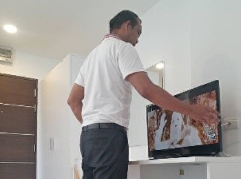 ทำการตรวจเช็คความเรียบร้อยห้องรายเดือน