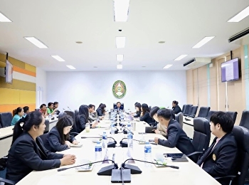 ประชุมรับมอบนโยบายการปฏิบัติงานกองกลาง
วิทยาเขตนครปฐม 