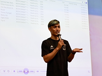 On Monday, 23 December 2024 - The
Department of Sports Science and Health,
Faculty of Science and Technology,
organized a group exercise training
project at the Multipurpose Building and
Food Center Auditorium, Suan Sunandha
Rajabhat University,