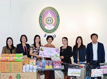 Nakhon Pathom Campus joins in the
community by donating items to support
the Children's Day event in 2025