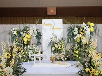 The wedding today...May our location fully embody the definition of love.
