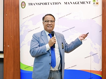Logistics, Suan Sunandha organized a
seminar for students to provide advice
on developing Thai transportation and
prepare for global competition