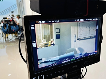 22 February 2025, a team filming a
famous coffee advertisement requested to
use the entire location, including the
football field and the studio room of
the College of Communication Arts, to
film a coffee advertisement B.