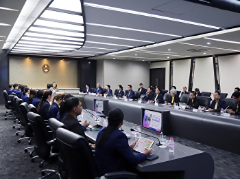 The Privy Councilor visited Suan
Sunandha Rajabhat University to follow
up on the progress of local development
initiatives.