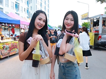 The Assets and Income Division of Suan
Sunandha Rajabhat University, Nakhon
Pathom Campus, organized a night market.