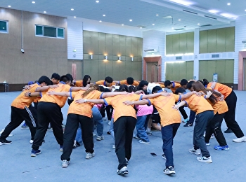 On Monday, October 27, 2025 - students
from the Sports Science and Health
Program, Faculty of Science and
Technology, Suan Sunandha Rajabhat
University, Nakhon Pathom Campus,
practiced boom cheer to prepare for the
Recreation Leadership and Camping Projec