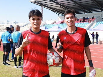 วันอาทิตย์ที่ 7 ธันวาคม 2568
ภาพบรรยากาศการแข่งขันฟุตบอลชาย รอบแรก
ในงานการแข่งขันกีฬาสุนันทาสามัคคี
ครั้งที่ 32 ณ สนามกีฬา
มหาวิทยาลัยราชภัฏสวนสุนันทา
วิทยาเขตนครปฐม